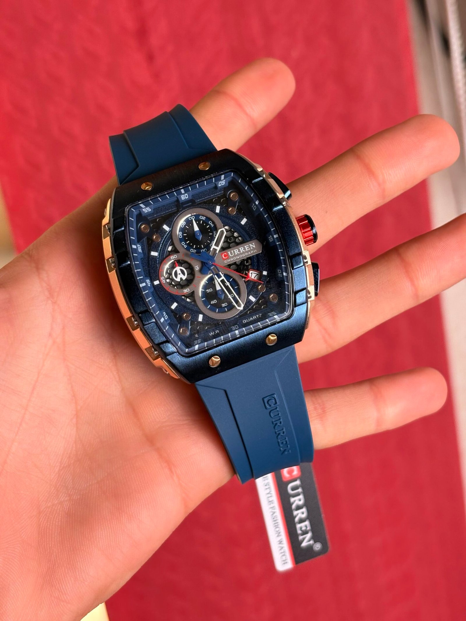 Curren Vortex™ G براصلي سيليكون كرونوغراف - الصورة 6