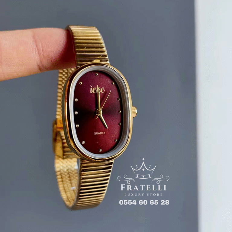 ساعة نسائية IEKE Burgundy 002