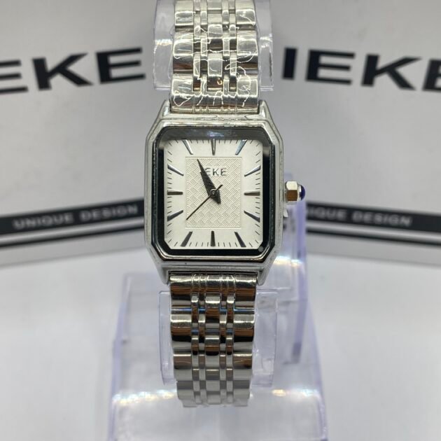 ساعة نسائية IEKE 88102فضية بالعلبة