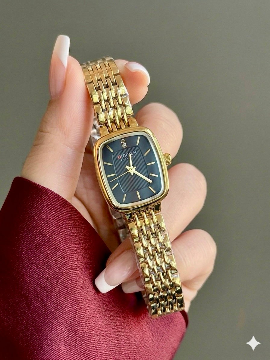 Curren 9093 براصلي ذهبي خلفية سوداء