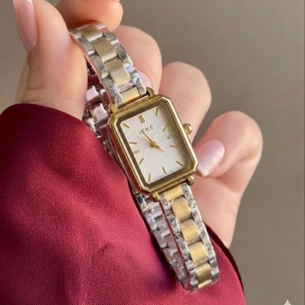 IEKE 708 براصلي ذهبي فضي بخلفية بيضاء