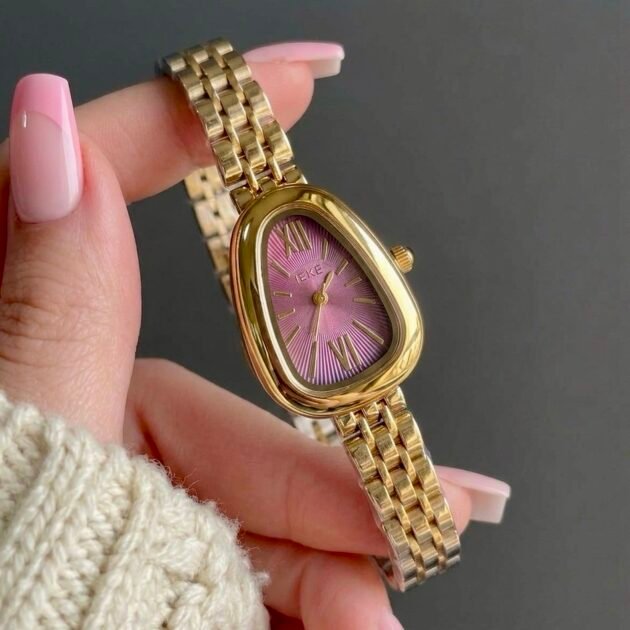 IEKE 88241 براصلي ذهبي بخلفية برغندي