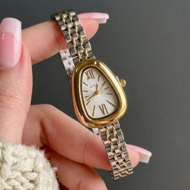 IEKE 88241 براصلي فضي ذهبي بخلفية بيضاء