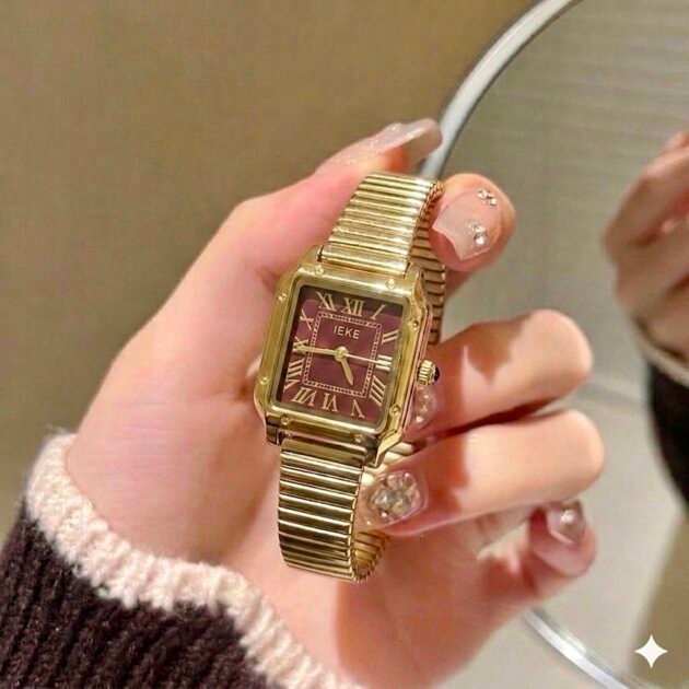 IEKE 88408 براصلي ذهبي بخلفية برغندي