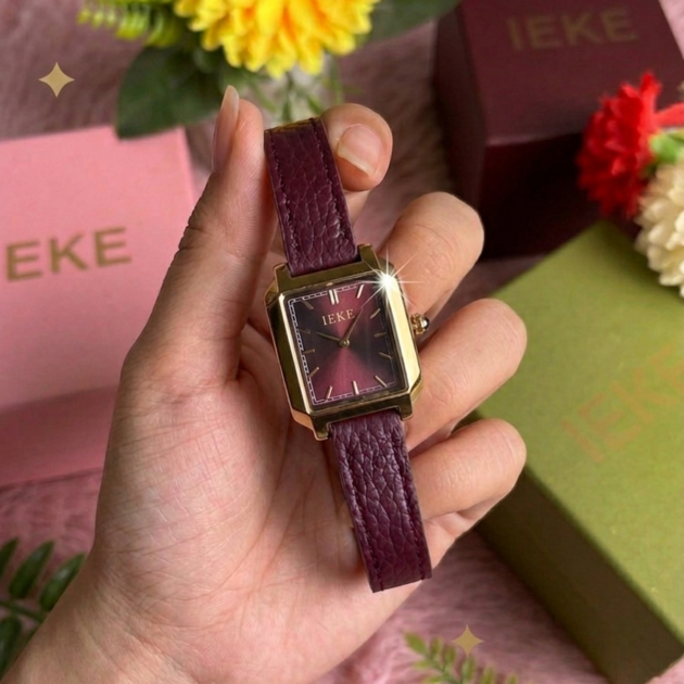 Ieke 88282 براصلي جلد برغندي